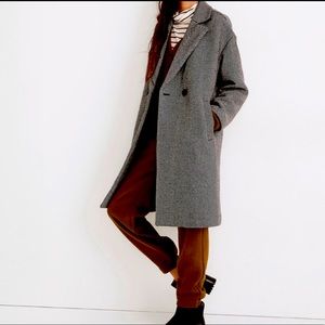 Madewell Herringbone Coat New With Tags